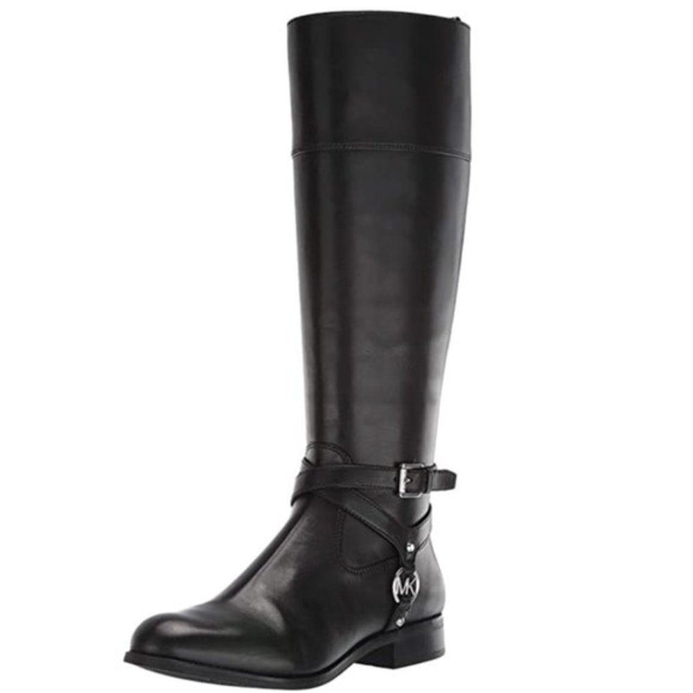 Michael Kors Black Preston Boots Size 5.5
